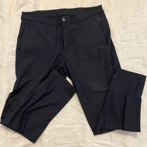Black Lululemon commission pants. Men’s size 36. Good condition.
